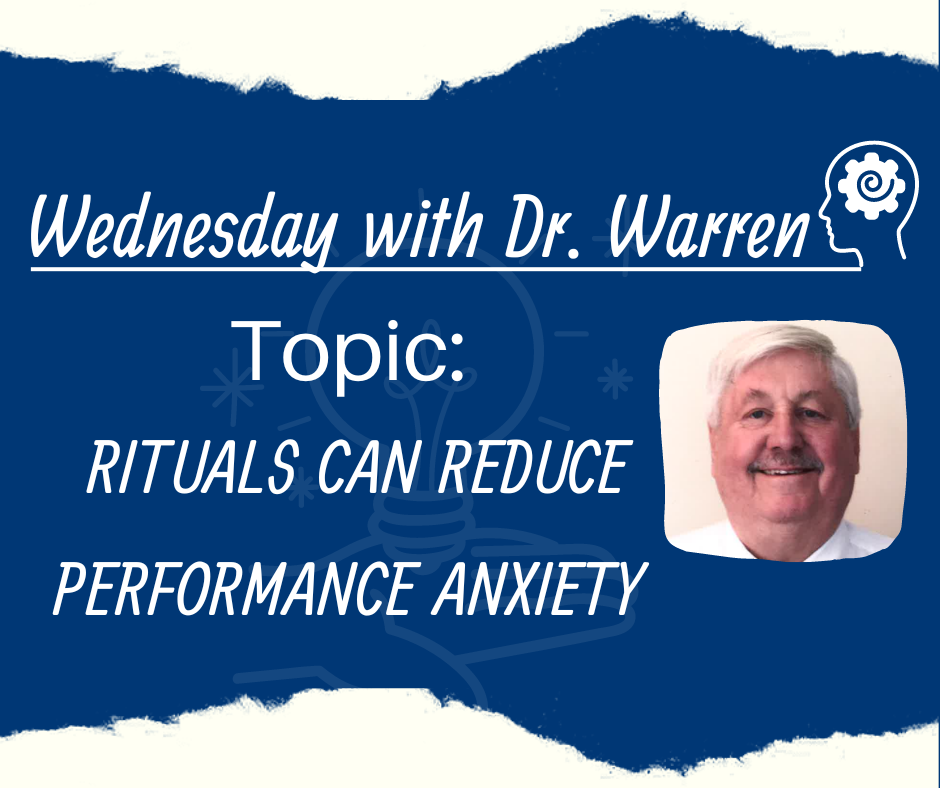 Rituals Can Reduce Performance Anxiety