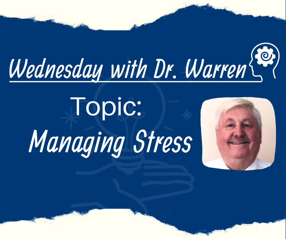 Magdala House's consultant Dr. Warren describes how to manage stress.